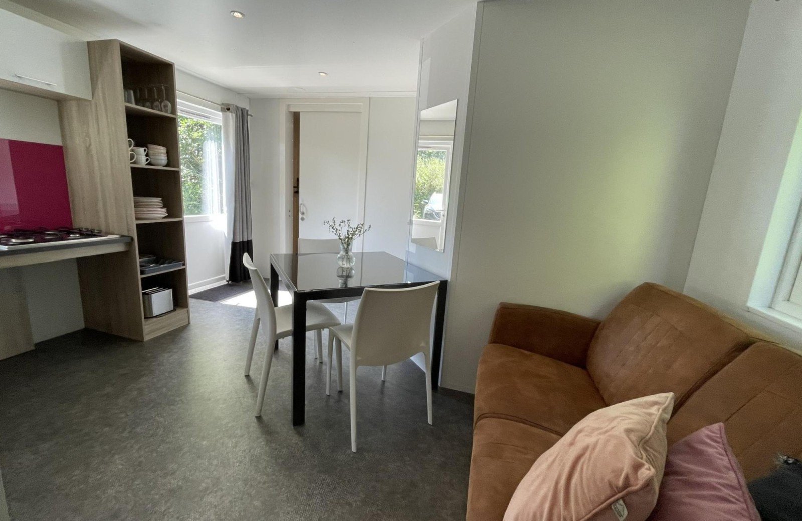 Strand49 strandbungalow mindervalide woonkamer