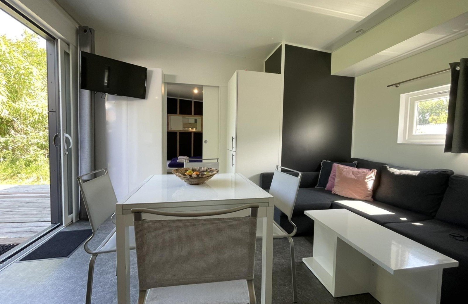 Strand49 strandbungalow woonkamer